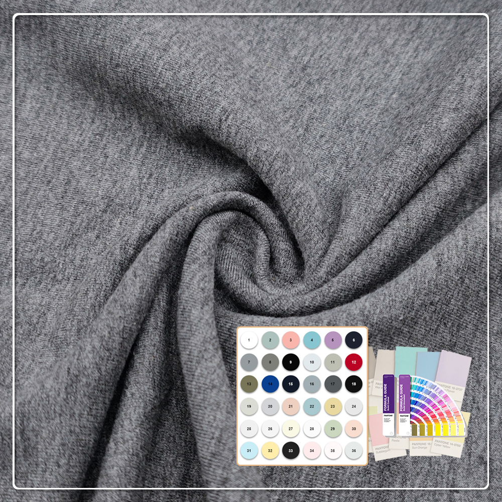 Stretch umweltfreundlich antibakteriell schnell trocknendes gestricktes Spandex-Stoffband 69 % Baumwolle 25 % Polyester 6 % Spandex für Baby und Kleinkind