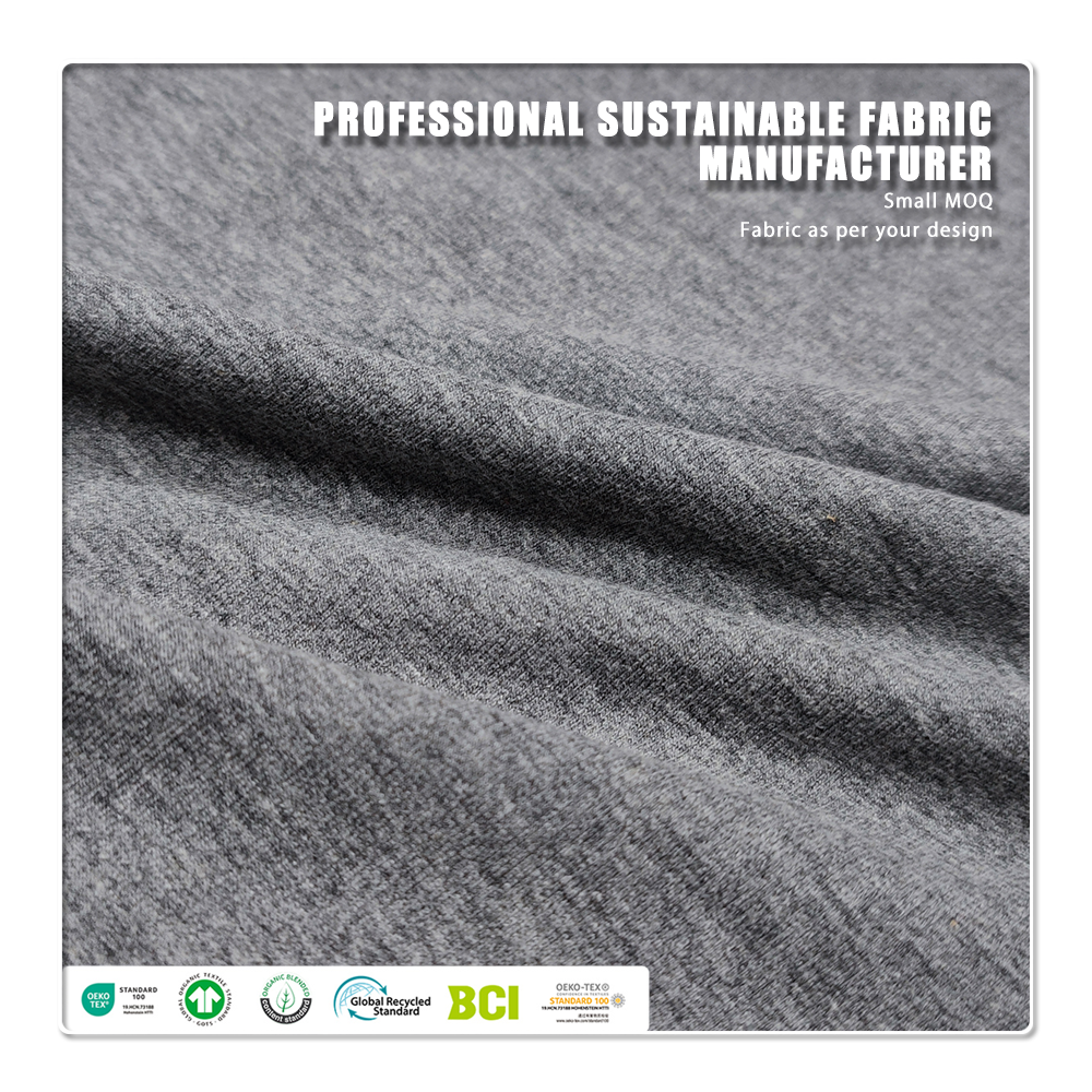 Stretch umweltfreundlich antibakteriell schnell trocknendes gestricktes Spandex-Stoffband 69 % Baumwolle 25 % Polyester 6 % Spandex für Baby und Kleinkind