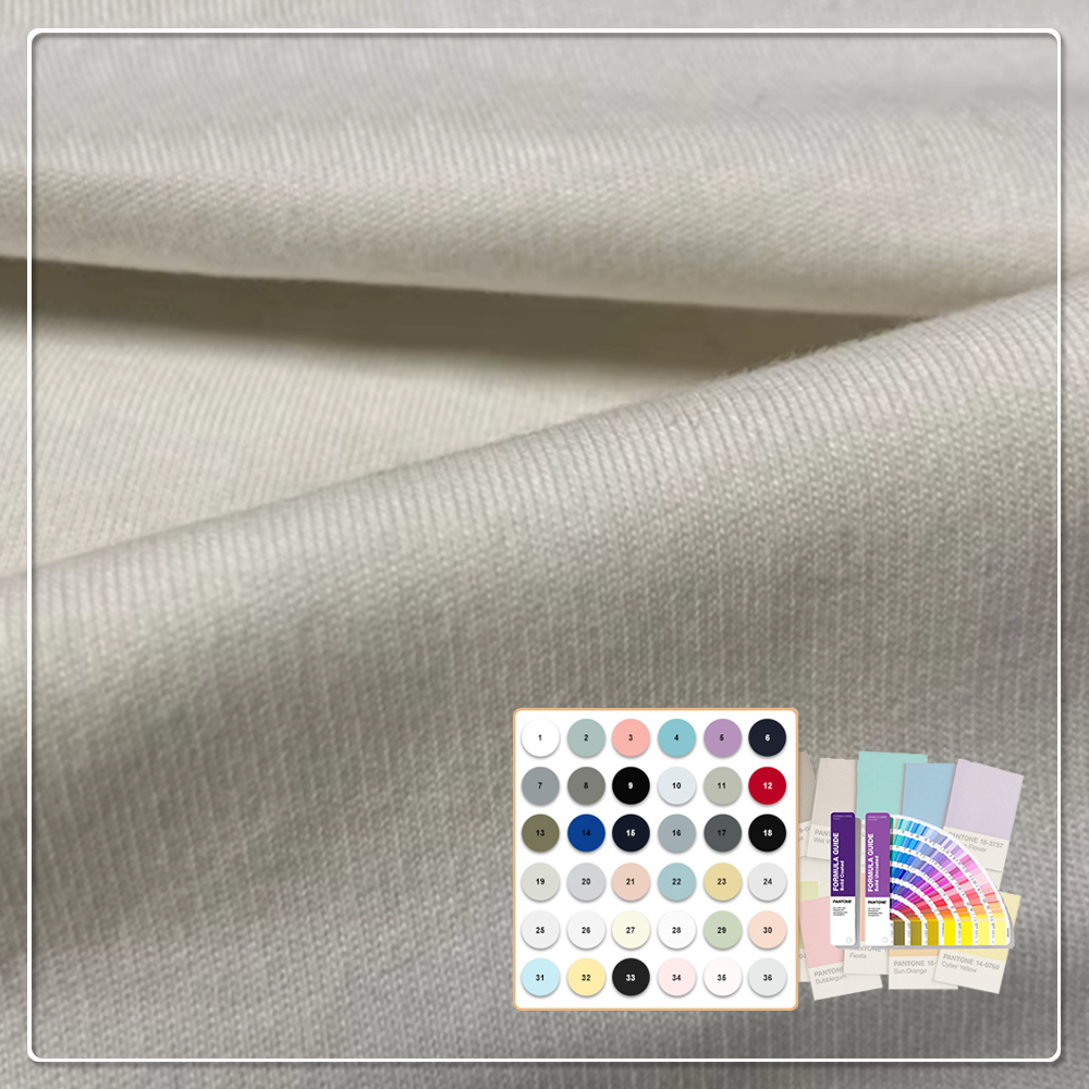 New Eco-Friendly Chitin Fiber Bamboo Lyocell Chitosan Jersey Fabric with Wicking for Shirts & Dresses