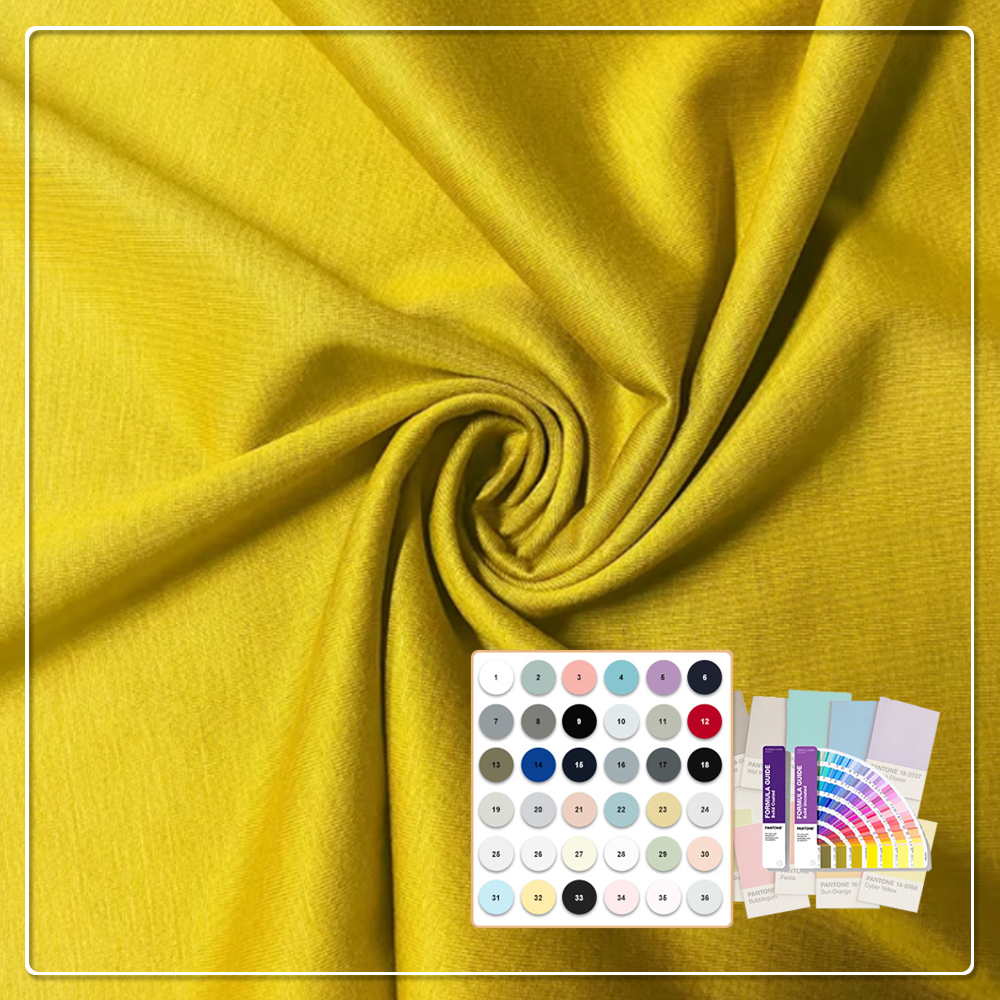 Шелковистая на ощупь, антистатическая, быстросохнущая, дышащая, легкая трикотажная ткань из лиоцелла и купро плотностью 145 г/м² для женских платьев.