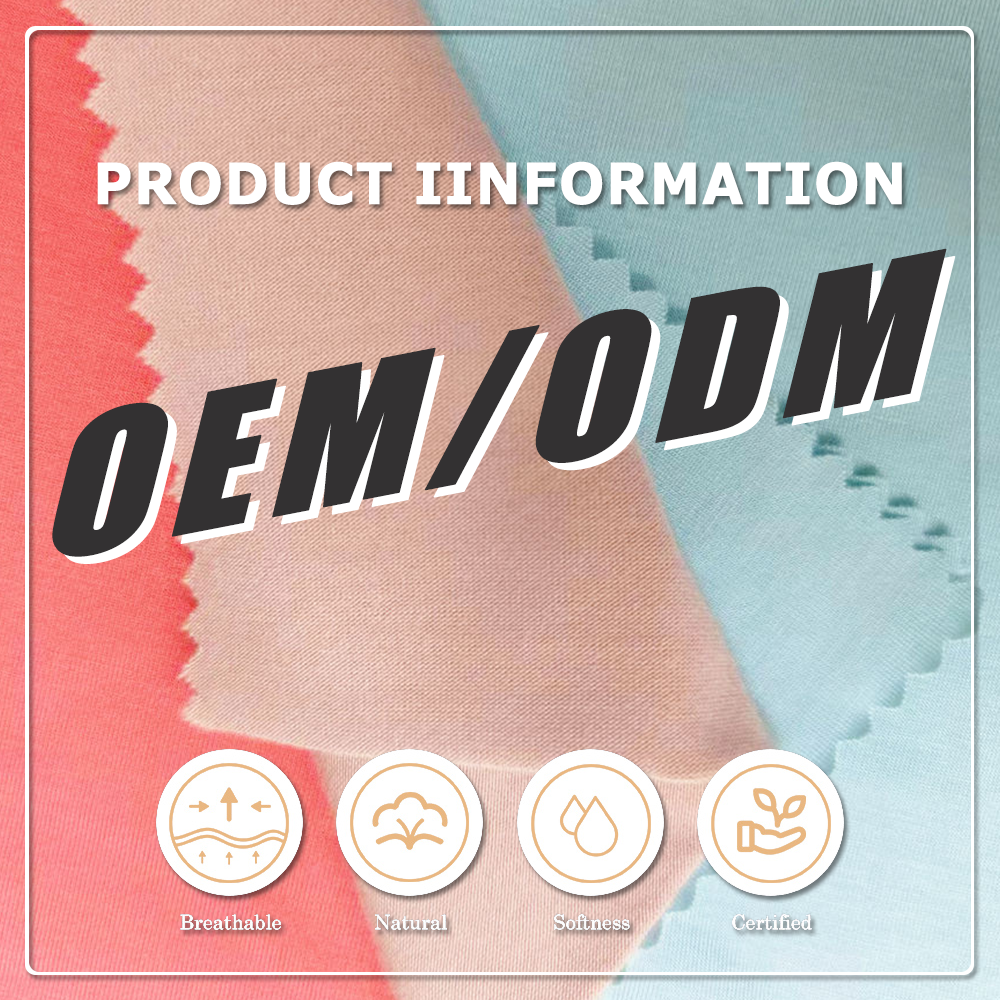 Sustainable Comfortable Soft Plain 93% Modal 7% Spandex 190GSM Medium Weight Breathable Jersey Fabric for Pajamas