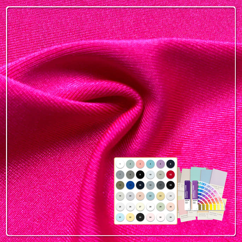 Tissu extensible souple certifié OEKO-TEX, 87 % polyester / 13 % élasthanne, respirant, à séchage rapide et léger, destiné aux sous-vêtements