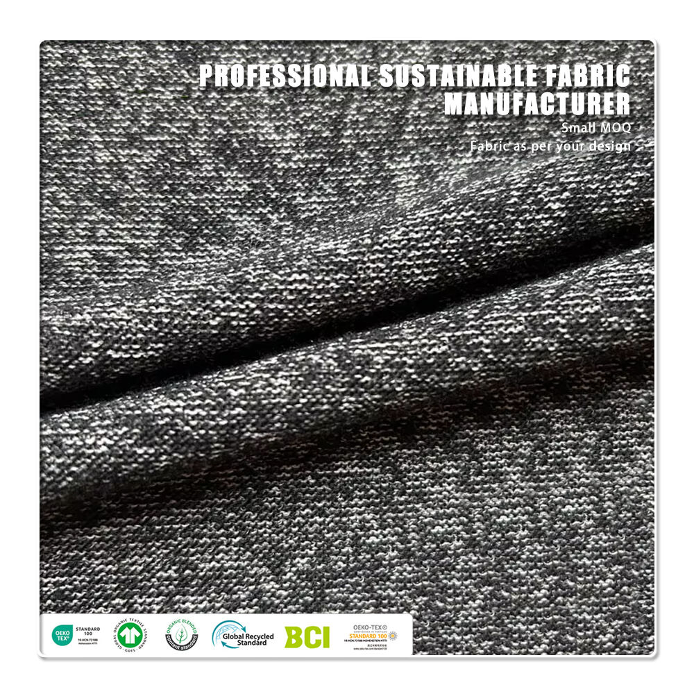 Eco-friendly Sustainable Breathable Waterproof Plain Dyed Knit Fabrics 100% Polyester Recycled Polyester Skirts
