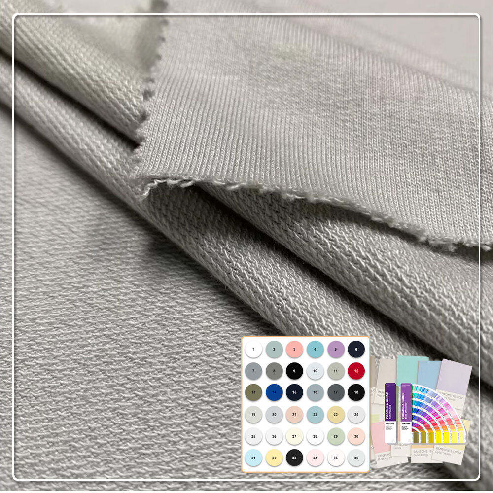 Umweltfreundlich antibakteriell 70 % Bambus, 30 % Bio-Baumwolle French-Terry-Stoff für Mädchenbekleidung