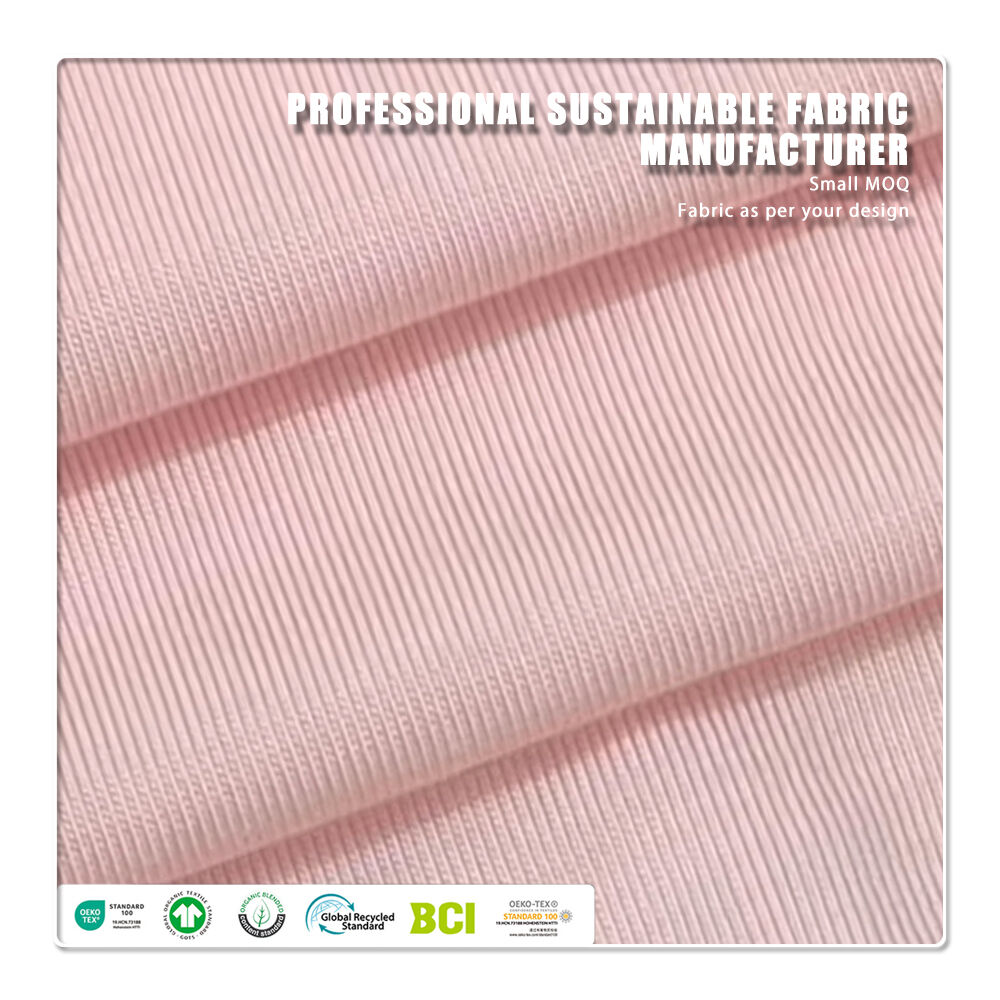 Organic Sustainable Comfortable Interlock 50% Modal 50% Cotton Fabric for Baby Clothing Activewear Sleepwear-Stretch
