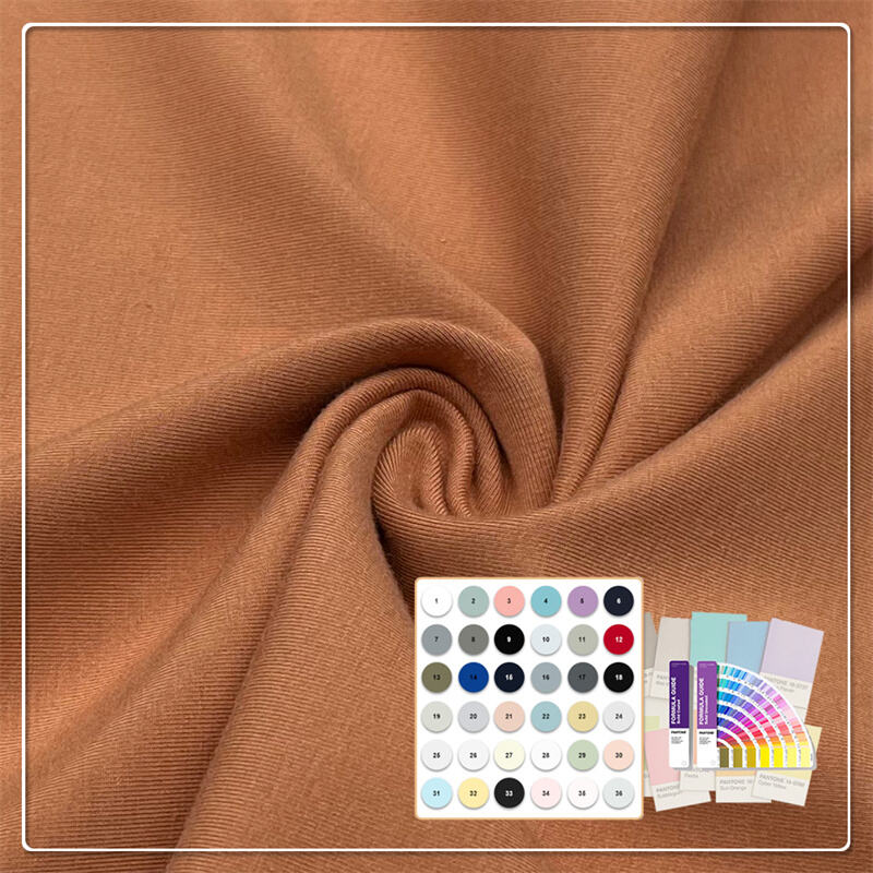 4 Vei Strekk Pustelig 61% Bambus 27% Organisk Bomull 12% Spandex Jersey Stoff For Leggings