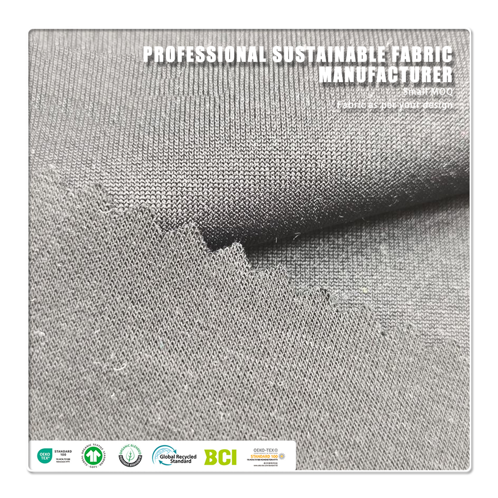 Eco-Friendly, Malambot, Anti-Static, Waterproof, Nakahinga, at Stretch na Scuba Fabric na may 45% Nylon, 47% Bamboo, at 8% Spandex para sa Swimwear at Activewear