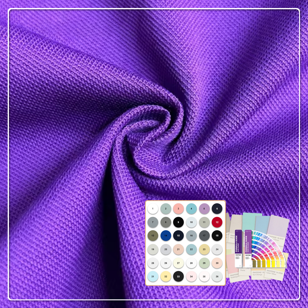 Wrinkle Resistant Eco-Friendly Organic 100% Mercerized Cotton 60S/2 165GSM Pique Fabric for Polo Shirts-Make-To-Order Free