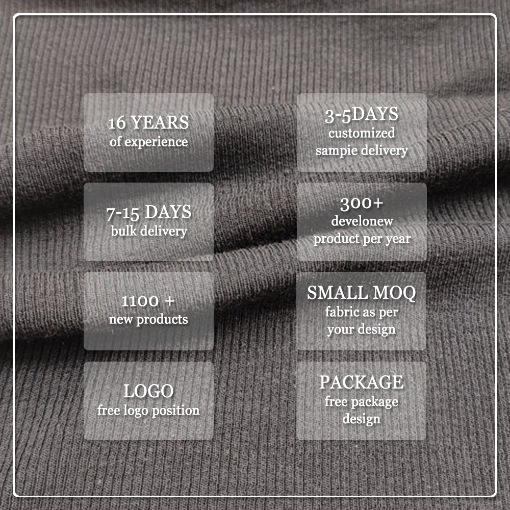 100% Modal 200GSM 2*2 Rib Fabric Eco-Friendly Moisture-Absorbent Breathable Anti-Pill for Underwear Baby & Kids Swimwear