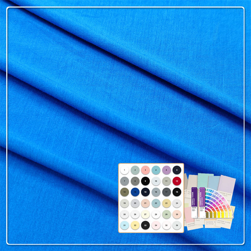 Extrem weich und luxuriös im Griff 180g/m² 95% Micro-Bambus 5% Spandex-Jersey, geeignet für luxuriöse Unterwäsche und Loungewear