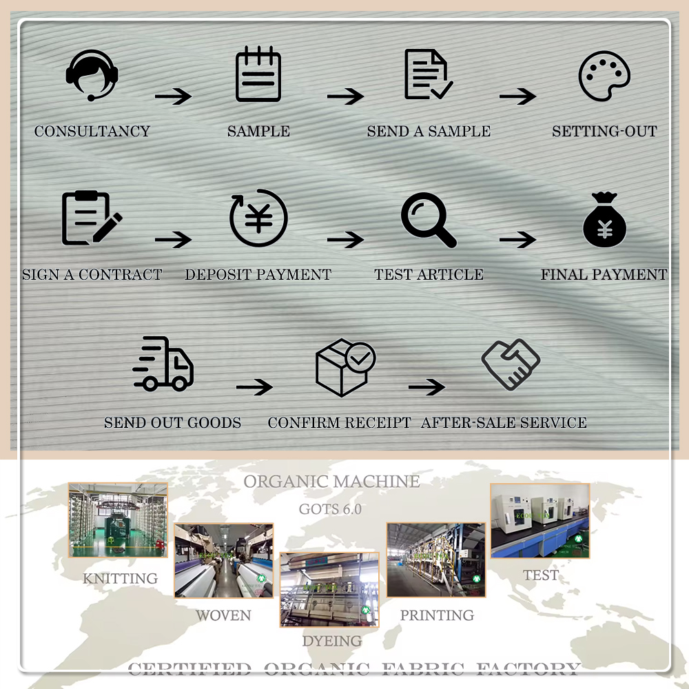 Zeer zachte 220 gsm 95% bamboe 5% elastane 2*2 ribtricot, geschikt voor high-end ondergoed