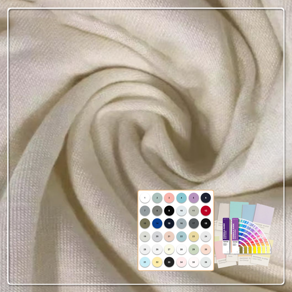 Soft Skin-friendly Eco-Friendly Plain Knitted Single Jersey 50% Milk Protein 50% for Lightweight 120 GSM Fabric for Bed