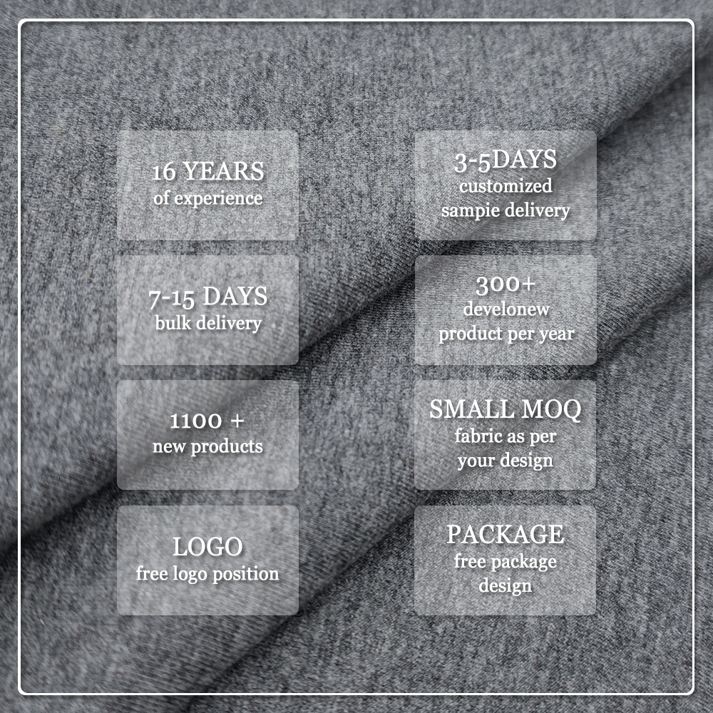 Stretch umweltfreundlich antibakteriell schnell trocknendes gestricktes Spandex-Stoffband 69 % Baumwolle 25 % Polyester 6 % Spandex für Baby und Kleinkind