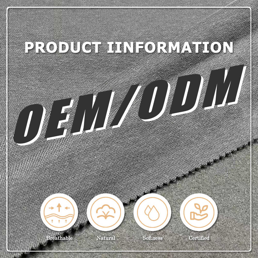 Soft Stretch Breathable 60% Cotton 40% Polyester Anti-UV Eco-Friendly 260 GSM Fleece Fabric for Activewear & Baby/Kids Garments