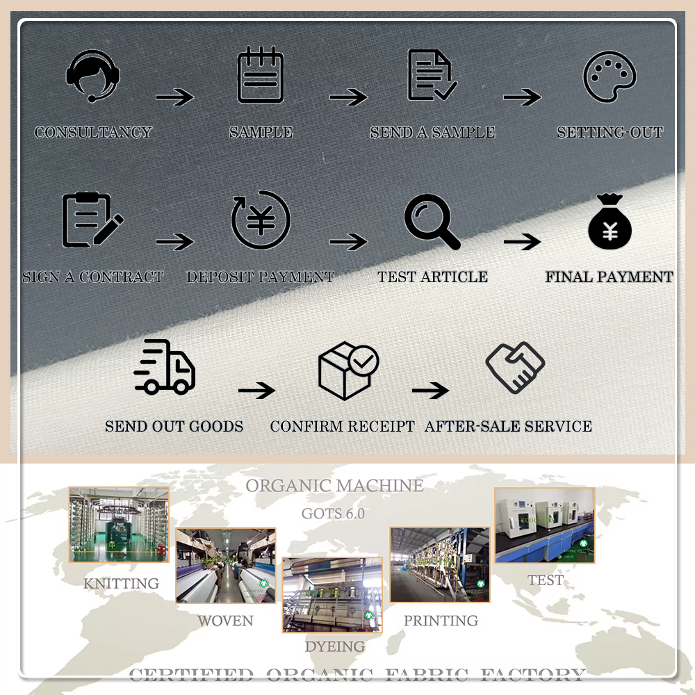 Organic Eco-Friendly Shrink-Resistant Wind Proof 68% Bamboo Lyocell 22% Chitosan 10% Spandex 220GSM Stretch Fabric for Pajamas