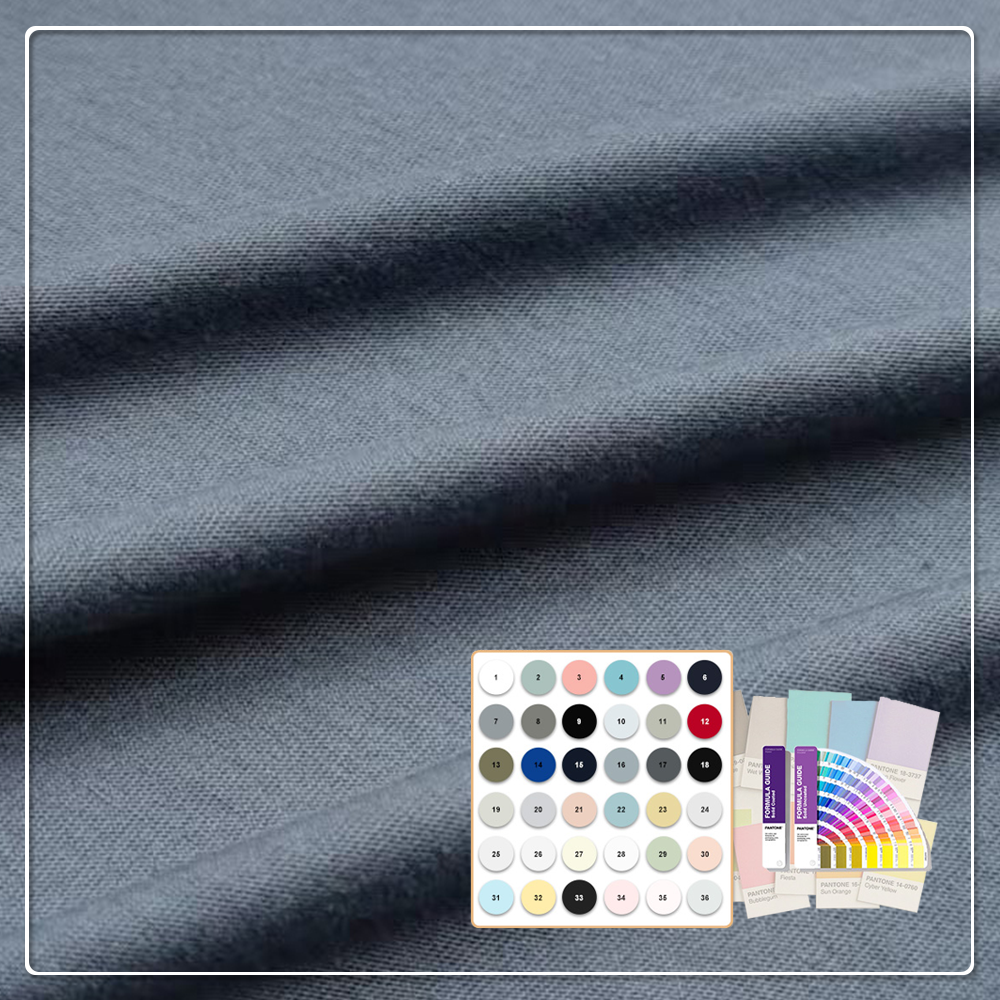 190 г, 60% хлопок, 40% полиэстер, удобный и дышащий хлопок CVC для окрашенной ткани для футболок