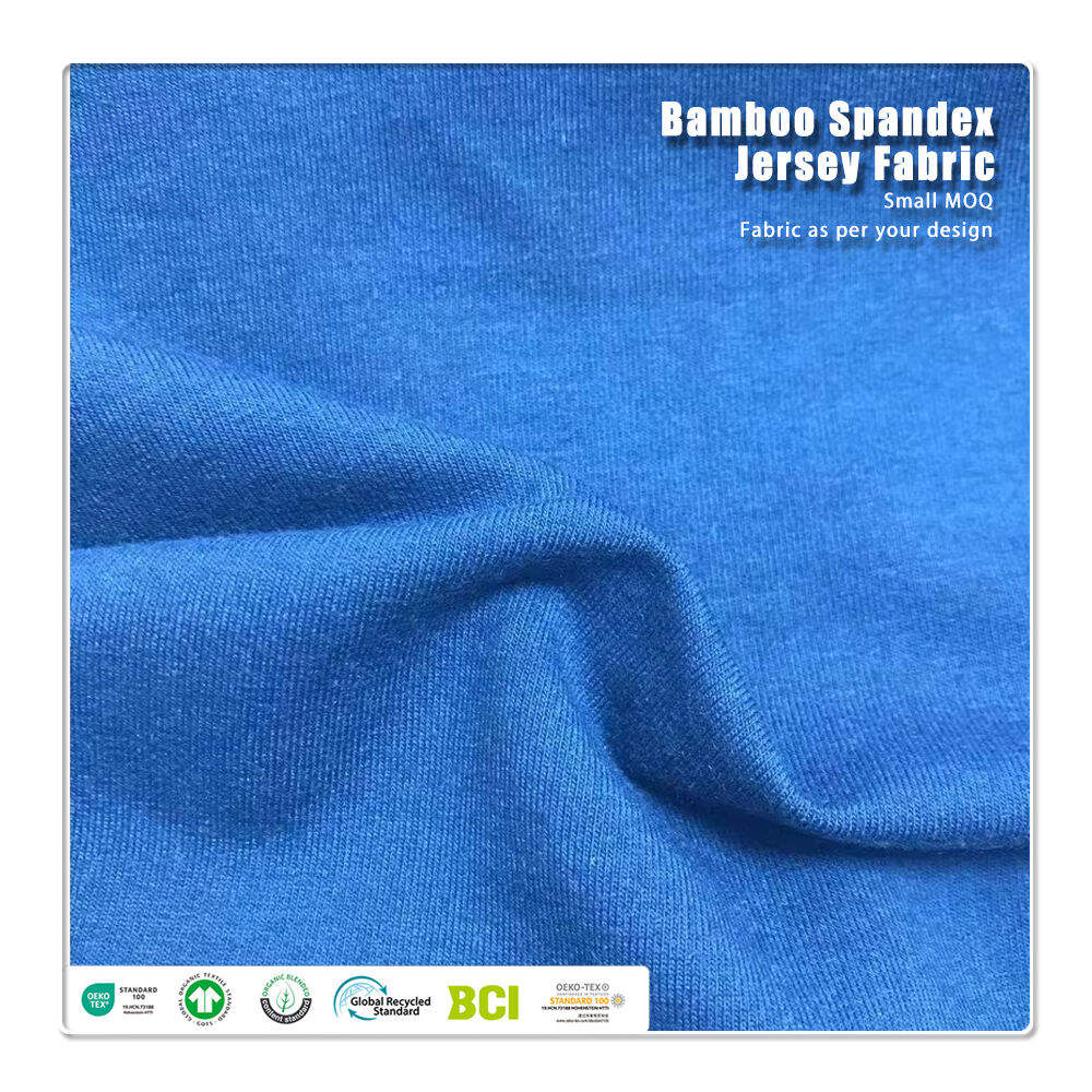 Soft Organic GOTS Certified 100% Organic Cotton Knitted French Terry Fabric Shrink-Resistant Anti-Bacteria Eco-Friendly 320GSM