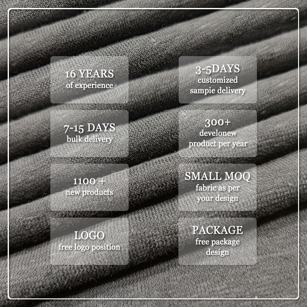 Tecido leve e macio, 165 g/m², impermeável, liso, anti-bacteriano e sustentável, com mistura de 55% linho e 45% algodão, para abayas e roupas esportivas