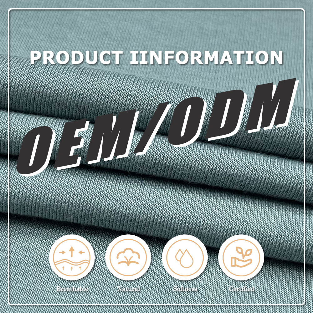 Tejido de alta calidad y ecológico de 220 g/m², con 71 % de lyocel de bambú, 24 % de quitosano y 5 % de spandex, en punto 11, adecuado para ropa interior de lujo