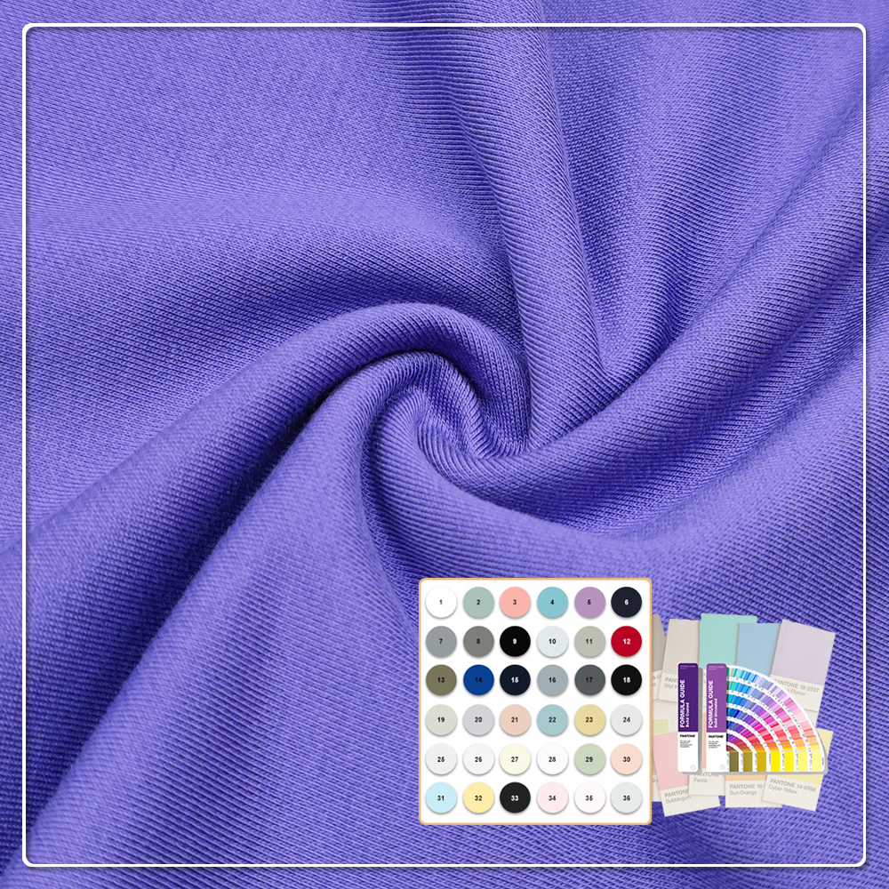 Weiches Best-Preis-Rippen-Organic-100%-Modal-Gewebe für Baby- und Kinder-Bekleidung Strickpullover, 330GSM