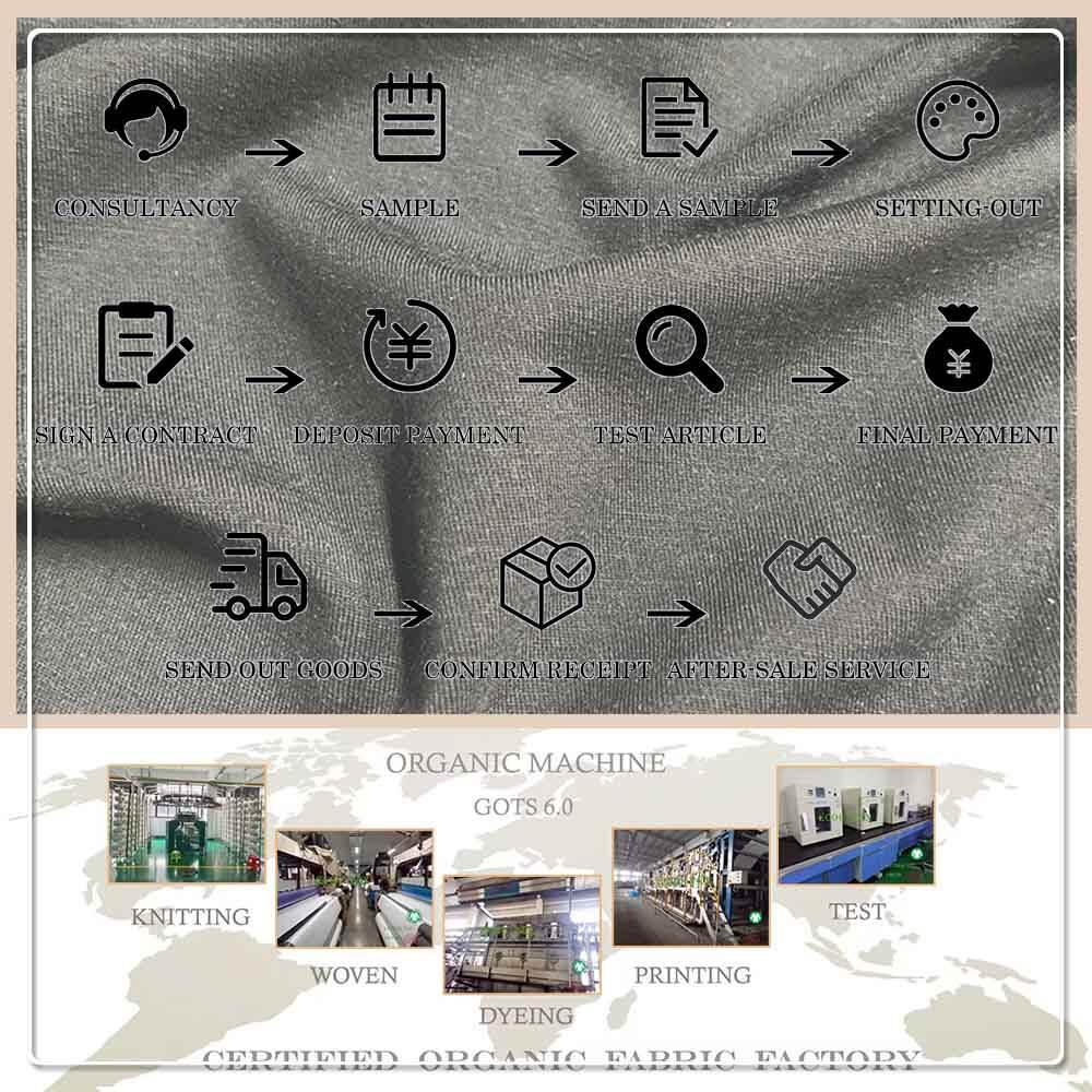 Oeko-Tex Standard 100 Certified Eco-Friendly 71% Bamboo Lyocell 24% Chitosan 5% Spandex Fabric Anti-Bacteria Moisture-Absorbent