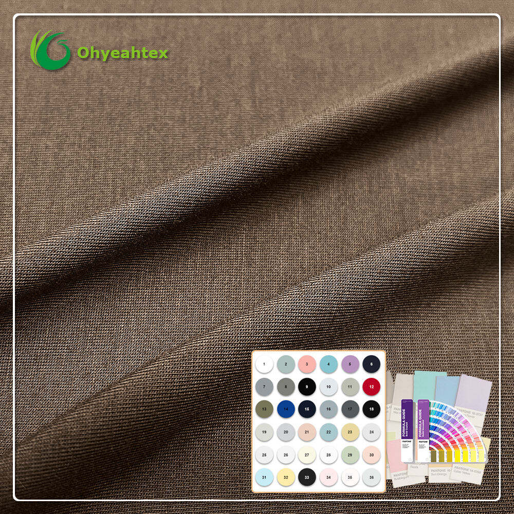 Bester Lieferant für Bambusfasergewebe, saugfähig, 220 g/m², 100 % Bambus, umweltfreundlich, antibakterielles Aktivkleidungsgewebe für Bekleidung