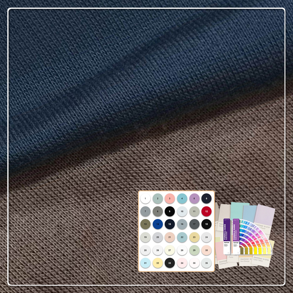 Eco-Friendly 180g/m French Terry Fabric with Wicking Quick-Dry Breathable Features Lightweight for Sportswear Apparel (Unisex)