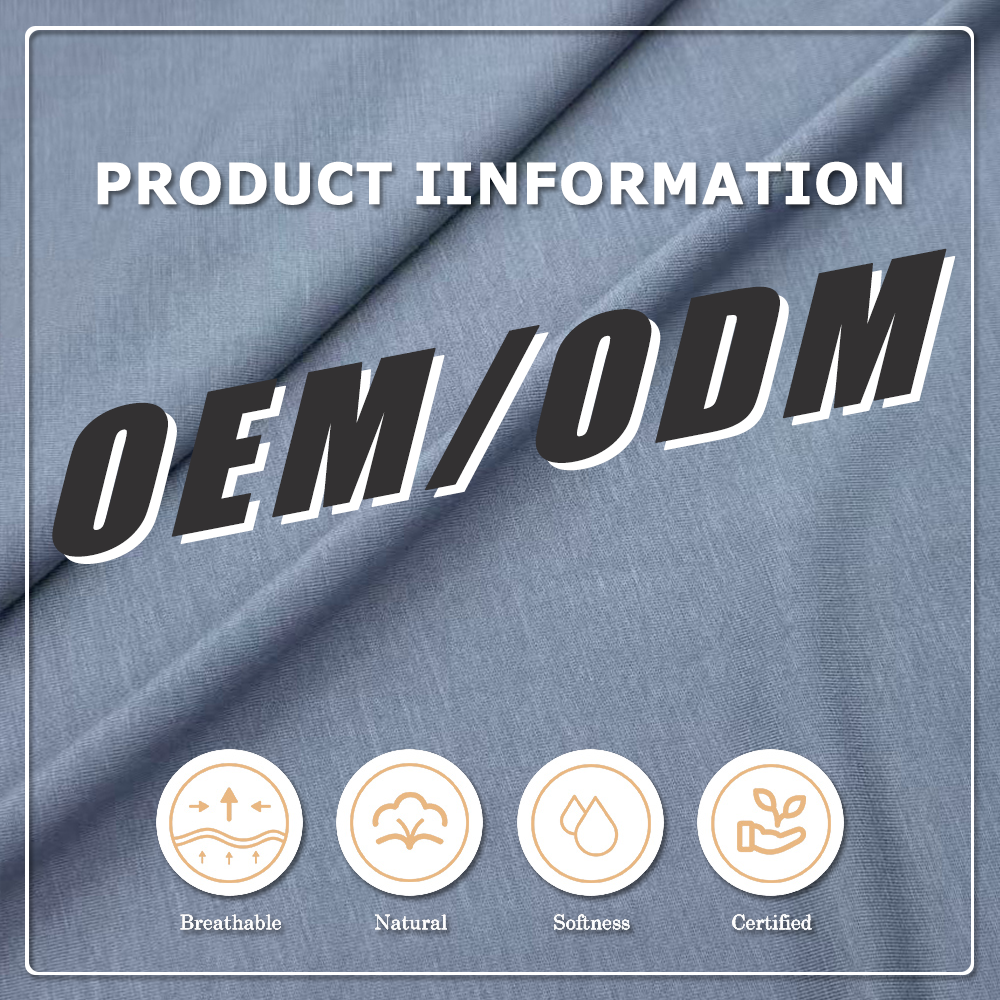 190gsm 88% Lyocell 12% Spandex trikåtyg med fuktväggande egenskaper och utmärkt elasticitet är lämplig för att tillverka högkvalitativa klänningar