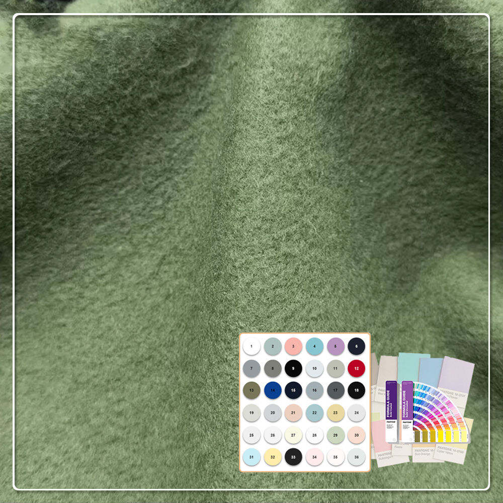 Certyfikowana OEKO-100 bawełna organiczna dwustronna rozciągliwa dzianina fleece 260 g/m² ciężka tkanina komfortowa, oddychająca