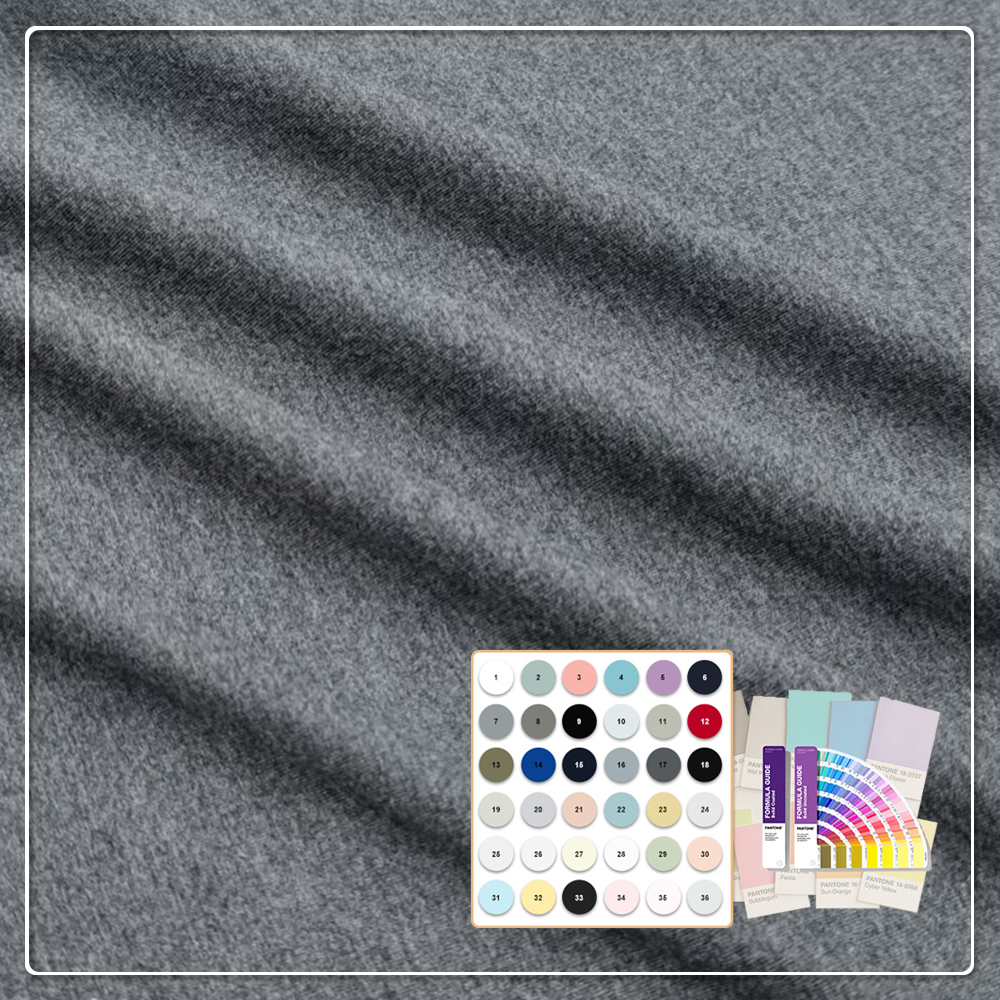 Leistungsstarkes Melange-Yoga-Jersey mit OEKO-TEX®-Zertifizierung