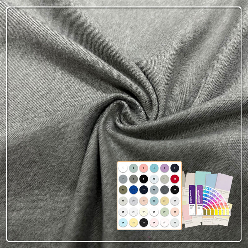 Bærekraftig og miljøvennlig materiale 200gsm 89% resirkulert polyester 11% spandex jerseystoff egnet til sportstwear
