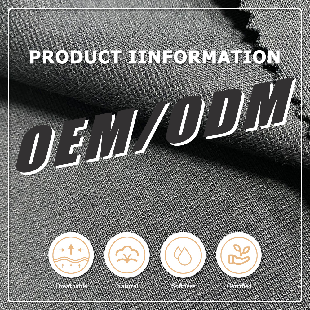 Eco-Friendly Organic Cotton Spandex Ribbed Fabric Stretch & Breathable 260 GSM for Winter Clothing & Sportswear