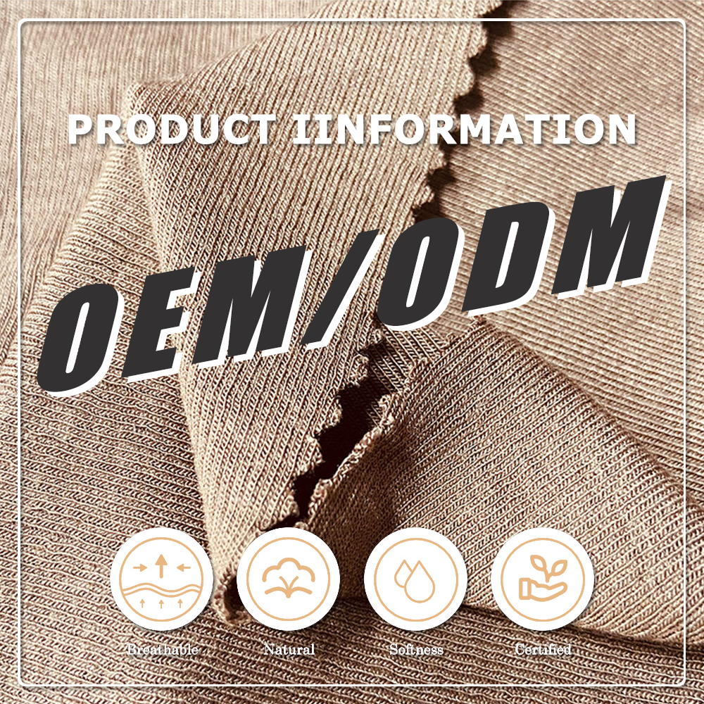 Modal/Spandex Blend Breathable Stretch Waterproof Jersey Fabric 2x2 Rib for Dresses Garments Lingerie