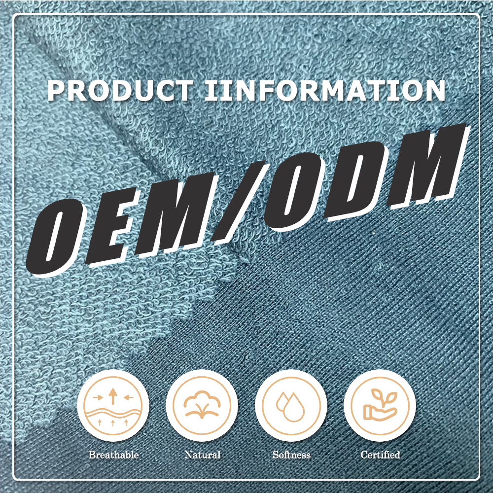 Oeko-Tex Standard 100 Soft and Comfortable Polyester/Cotton Blend French Terry 200gsm Lightweight Fabric for Hoodie