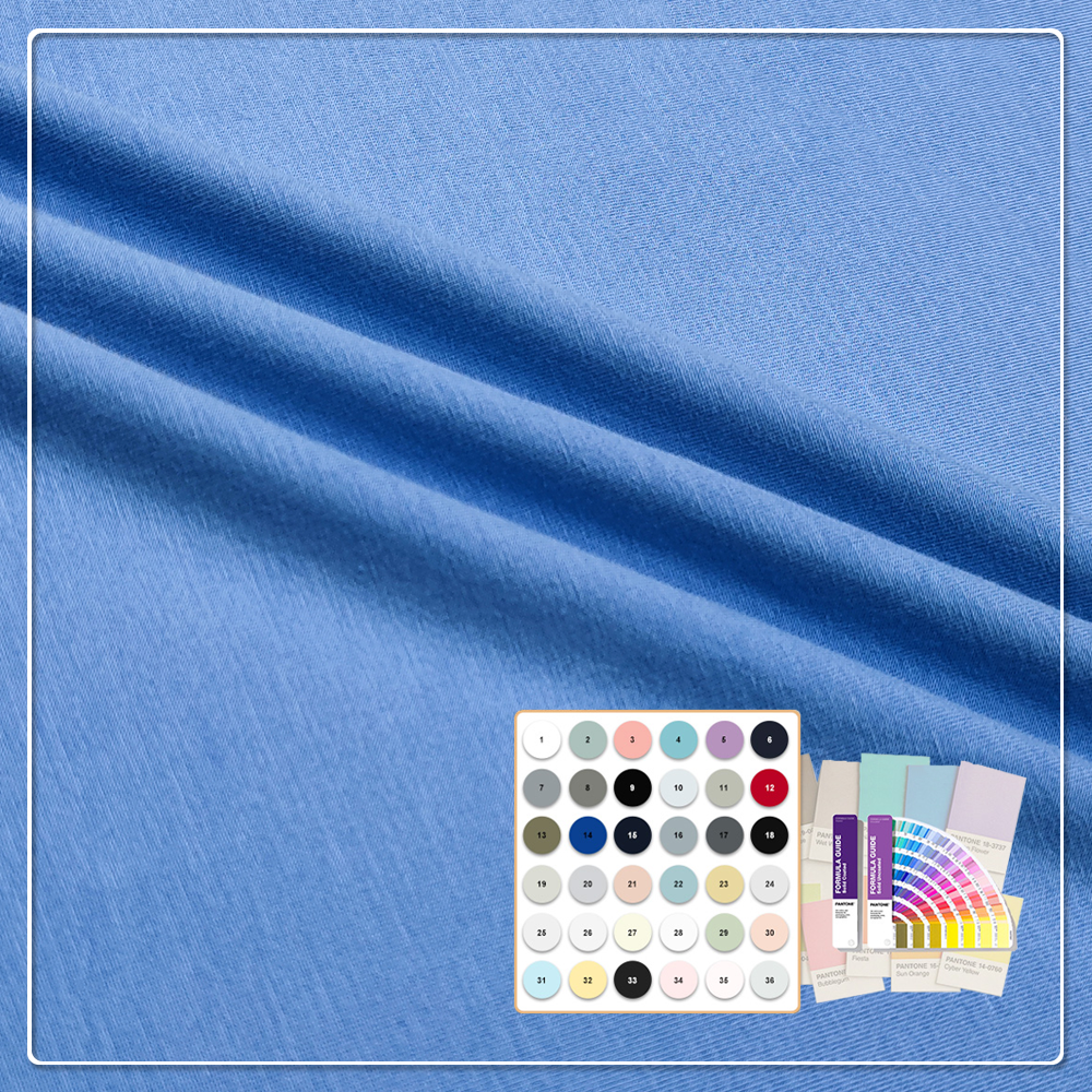 220GSM 100% Bamboo Fiber Anti-Bacteria Moisture-Absorbent Eco-Friendly Bamboo Spandex Jersey Fabric