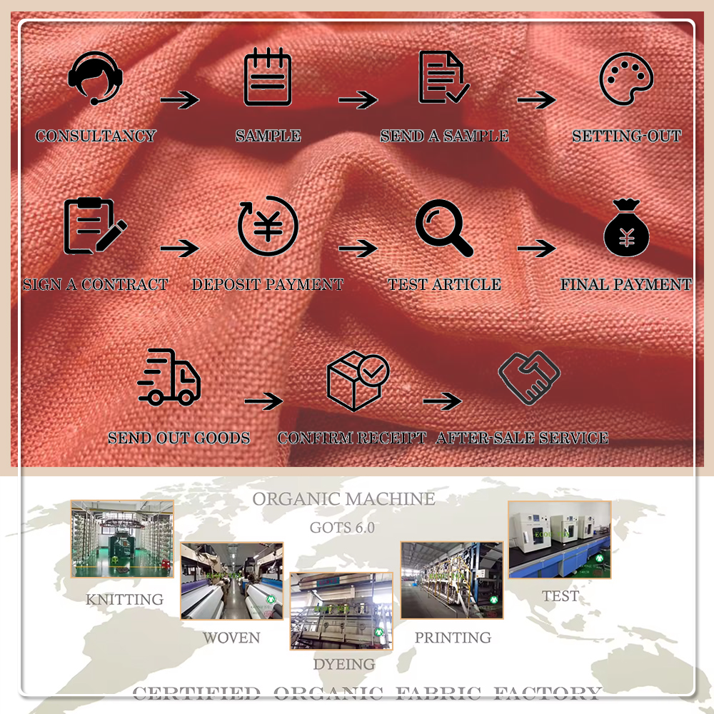 Organic Sustainable Knitted 100% Hemp Jersey Fabric Anti-UV Breathable Lightweight 190gsm 152cm Width for Sofa Covers Apparel