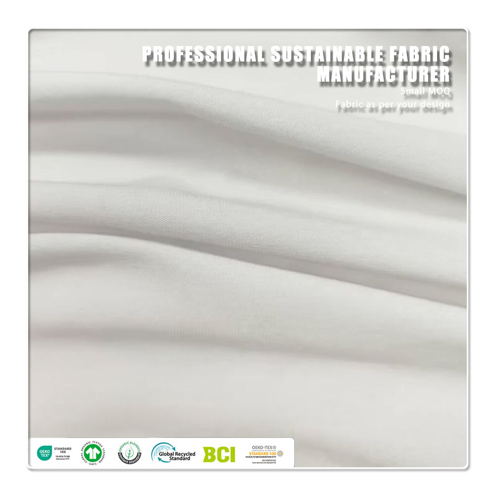 Soft Sustainable Comfortable 96% for Tencel Modal 4% Spandex 210GSM Breathable Anti-Odor Jersey Fabric for Pajamas