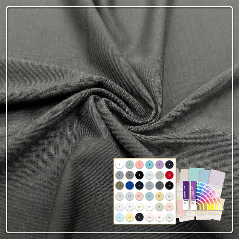 Skin-Friendly 93% Bamboo Lyocell 7% Spandex Jersey Fabric For Underwear