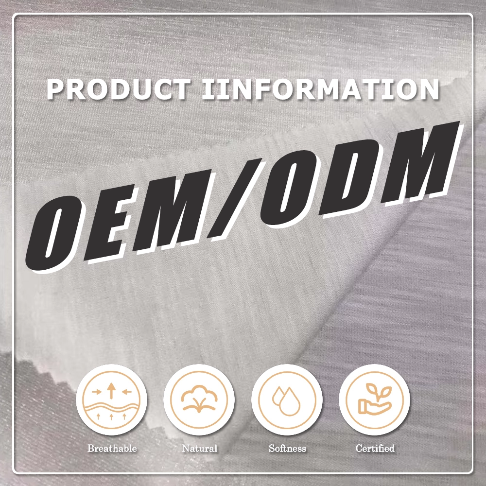 New Developed Eco-Friendly Slub Stretch Poly/Nylon/Rayon Blend Shiny Single Jersey Fabric 240gsm Make-To-Order for T-shirt