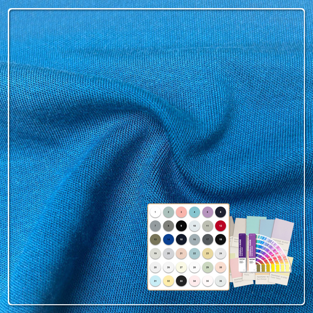 Quick-dry Breathable Wrinkle Resistant Eco-Friendly Stretch Anti-Pill 94% Modal 6% Spandex Medium Weight Fabric for Shirt