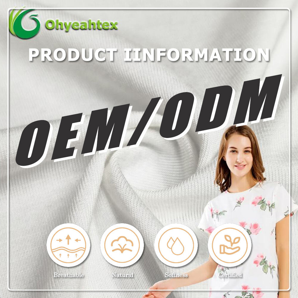 45% Bamboo 20% Seacell 29% Sorona 6% Spandex Eco-Friendly Stretch Fabric with Anti-Bacteria UV Protection for Apparel Activewear