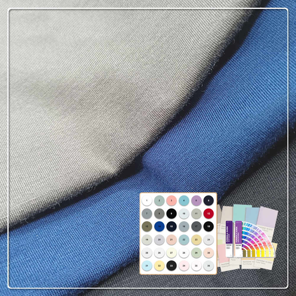 Excellent Air Permeability Water-Wicking Ability Anti-Bacteria Moisture-Absorbent Stretch Eco-Friendly Bamboo Fabric for Fabric