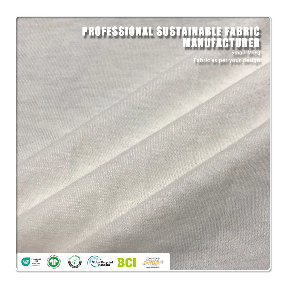 High Quality Recycled Polyester/Cotton Jersey Fabric Anti-Pill Quick-Dry Breathable Features Yarn Dyed for Apparel Home Textiles