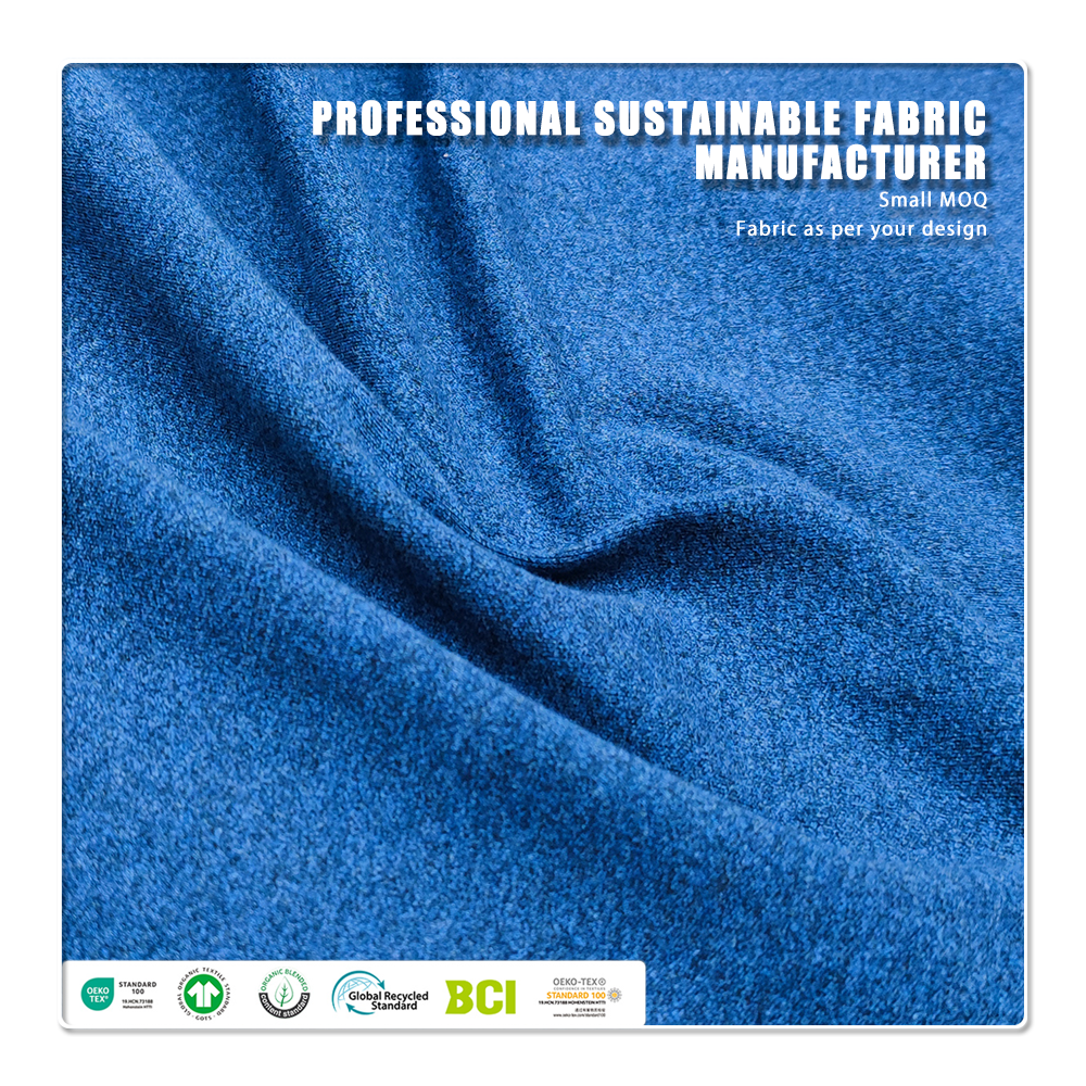 Utmärkt komfort och hudvänlighet 230 gsm 93 % bomull 7 % spandex tryckt tyg lämpligt för barnkläder