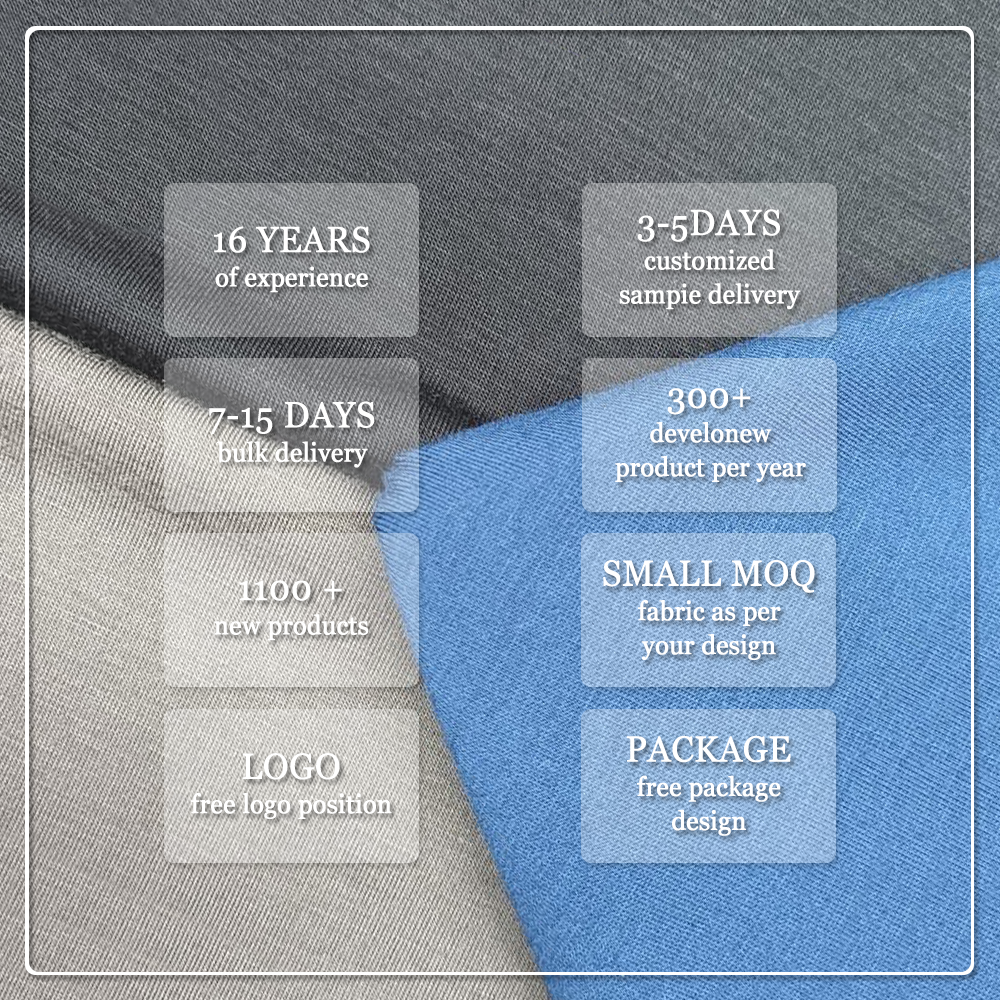 Ohyeah Anti-Bacteria Eco-Friendly 93% Bamboo Lyocell 7% Spandex Fabric Quick-Dry Moisture-Absorbent Stretch for Bedding Apparel