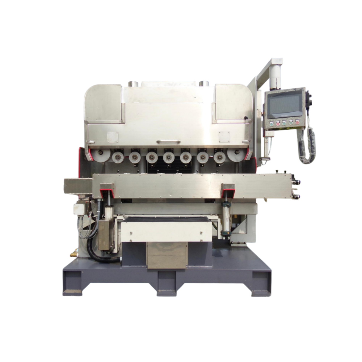 מגרה אוטומטית לשוקת כלים מפלדת אל-חלד עם ששה ראשים ו ремה מחדרת