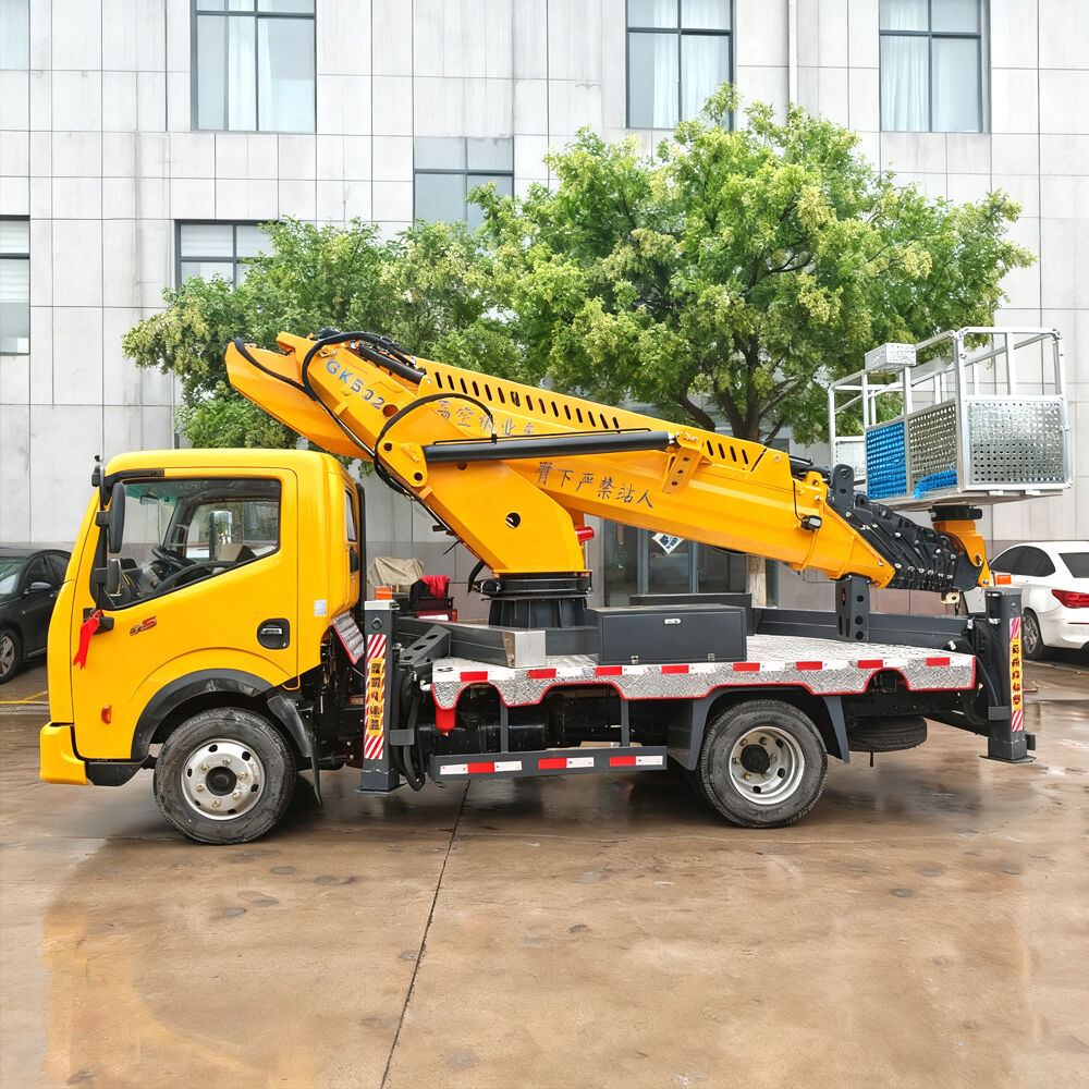 Dongfeng Chassis 32 meter truck-mounted aerial work platform  