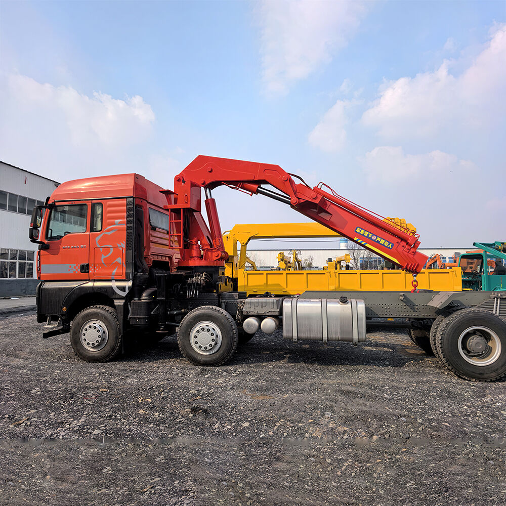12 Ton Folding Arm Truck Mounted Knuckle Boom Crane