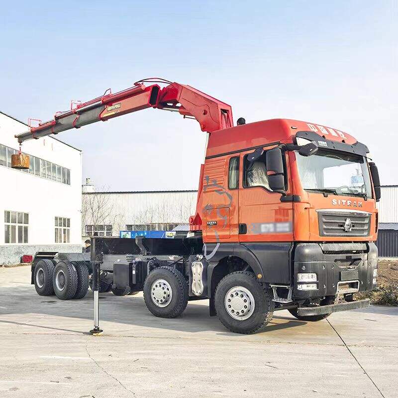 3.2 Ton Folding Arm Truck Mounted Knuckle Boom Crane