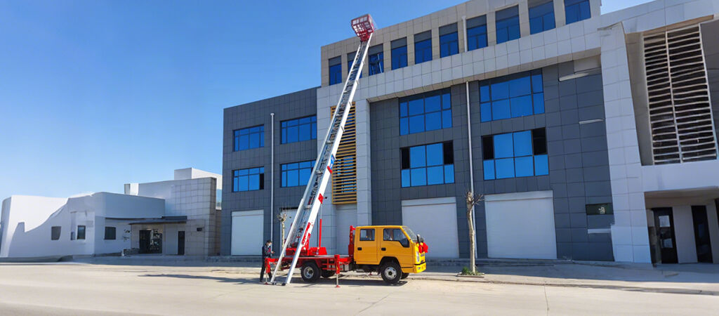 Ladder lift trucks